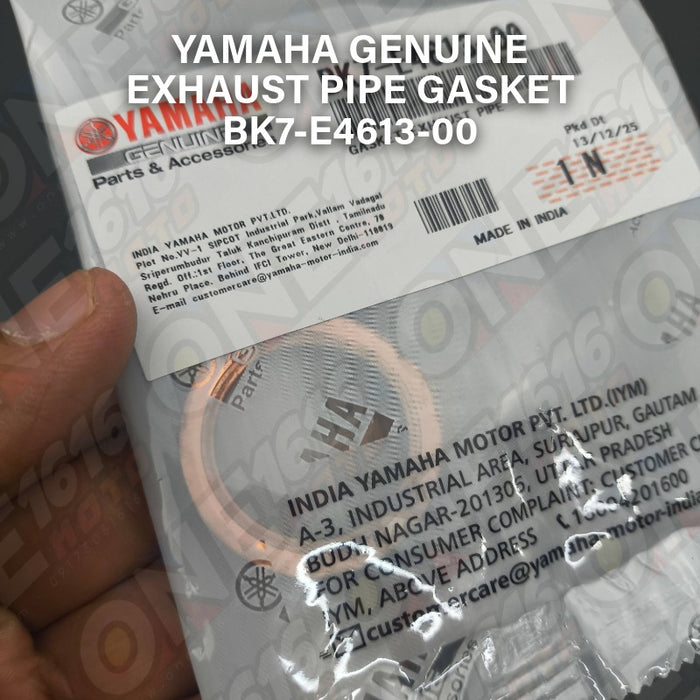 Yamaha Genuine Exhaust Pipe Gasket BK7/2DP-E4613-00 for Nmax/Aerox All Version