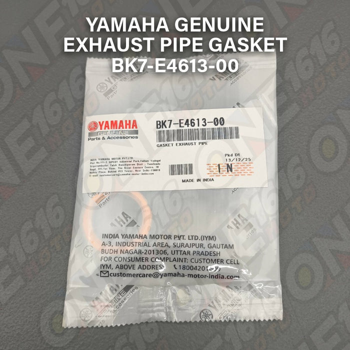 Yamaha Genuine Exhaust Pipe Gasket BK7/2DP-E4613-00 for Nmax/Aerox All Version