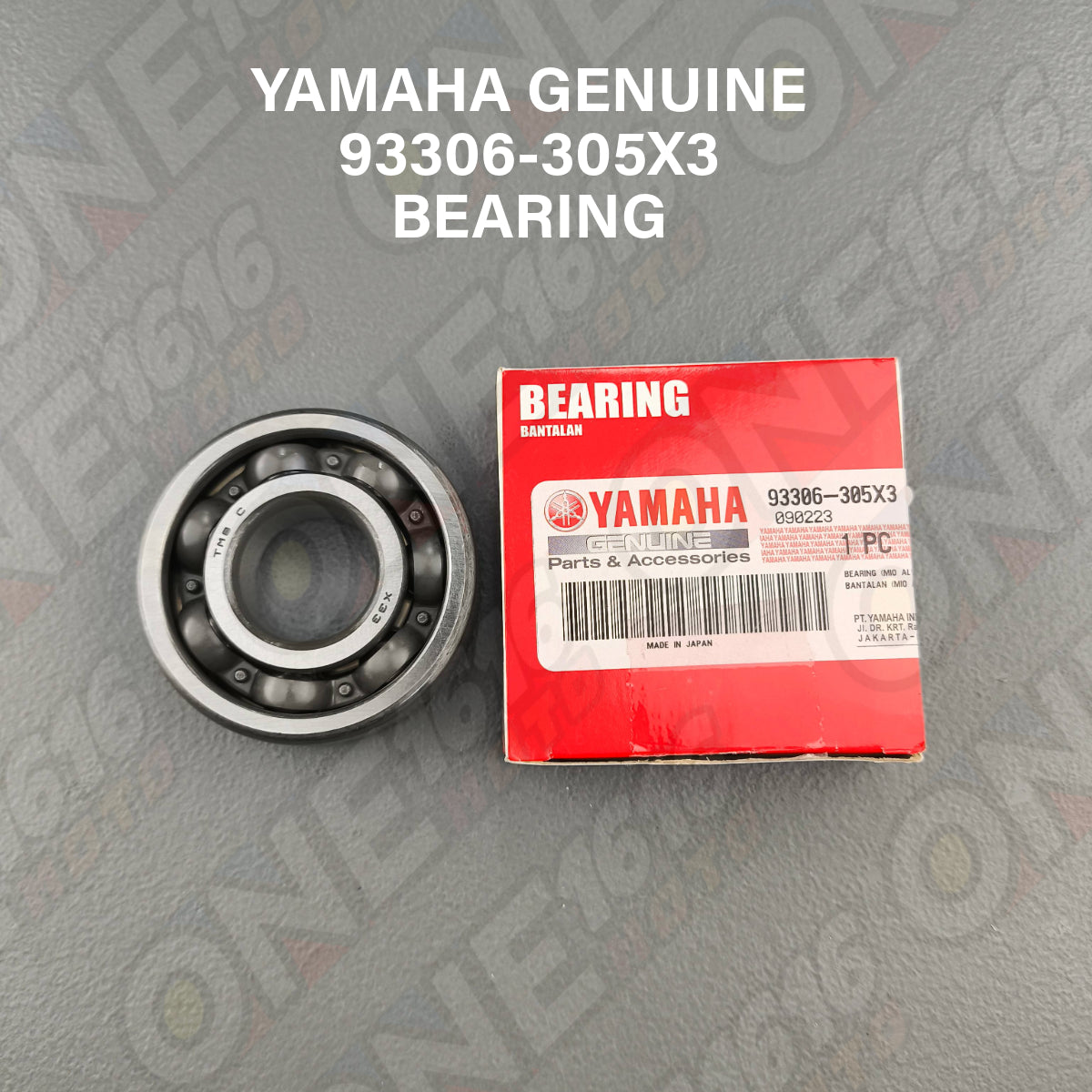 Yamaha Genuine Bearing 6305 Crankshaft Magneto Side Big 93306