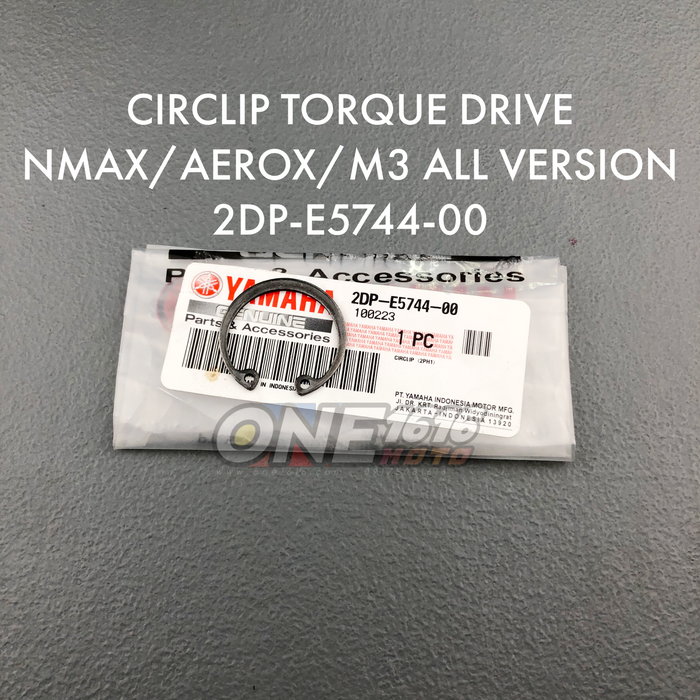 Yamaha Genuine Circlip Torque Drive 2DP-E5744-00 for Nmax/Aerox/Mio i125 All Version