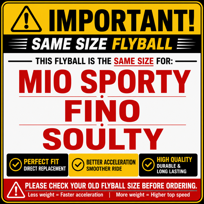JVT Flyball Set For Mio Sporty/Fino/Soulty 3 Pcs/6 Pcs Original
