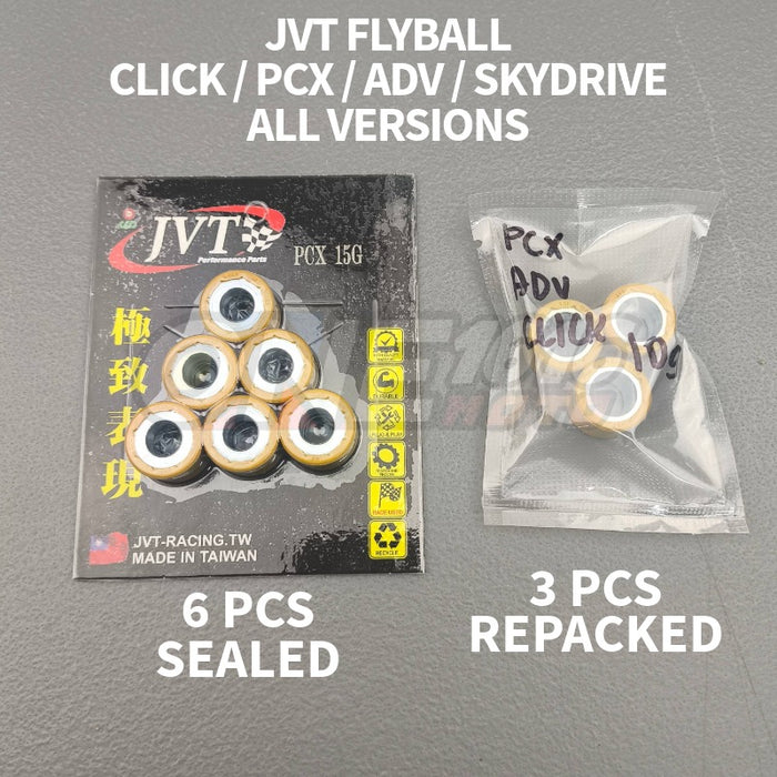 JVT Flyball Set For Click125/Click150/PCX/ADV/Skydrive/Burgman 3 Pcs/6 Pcs Original