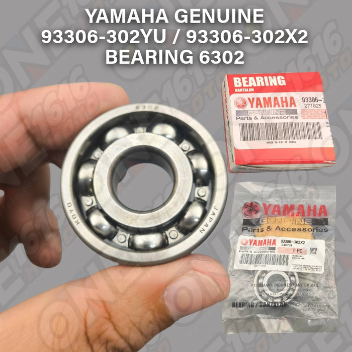 Yamaha Genuine Bearing 6302 Transmission Gear Secondary Drive 93306-302YU For Nmax/Aerox