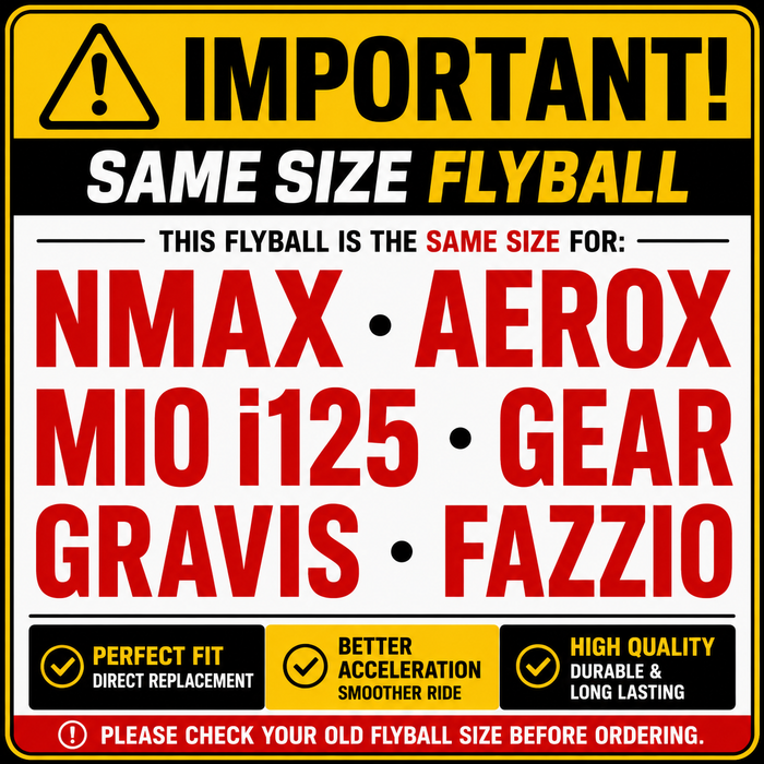 JVT Flyball Set For Nmax/Aerox/M3/Soul/Mx/Gear/Gravis/Fazzio 6 Pcs/3 Pcs Original
