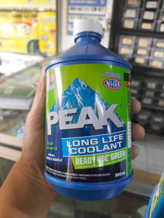 Peak Coolant Ready To Use GREEN Long Life Antifreeze Original