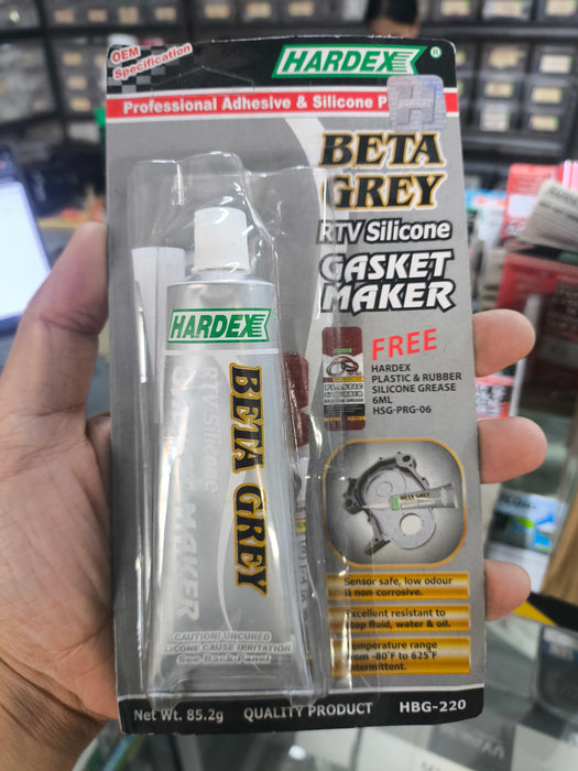 Hardex Beta Grey RTV Silicone Gasket Maker Original