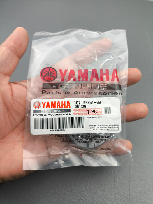 Yamaha Genuine Oil Drain Plug Strainer 1S7-E5351-00 for Nmax V1/Sniper 135/150/155/R15/MT15/TFX