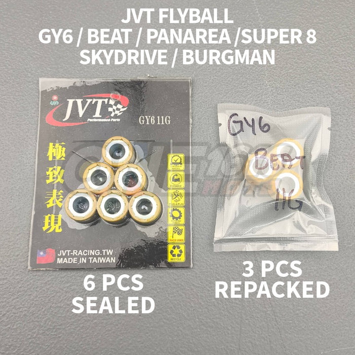 JVT Flyball Set For GY6/Beat/Panarea/Super8 3 Pcs/6 Pcs Original