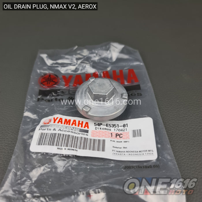Yamaha Genuine Oil Drain Plug Strainer 54P-E5351-01 for Nmax V2 Aerox V1 V2