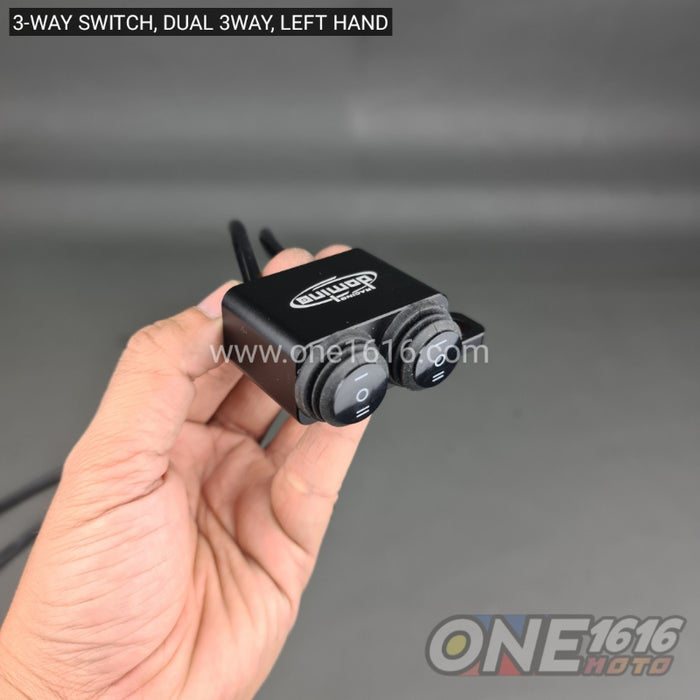 Domino Switch 3 way Function for Auxiliary Lights Heavy Duty