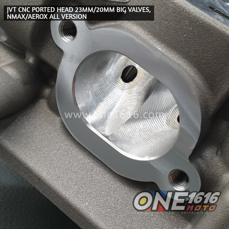 JVT Cnc Ported Head 23mm/20mm Big Valves For Nmax/Aerox All Version He