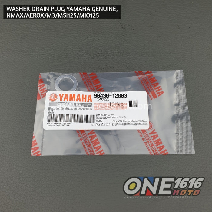 Yamaha Genuine Washer Drain Plug 90430-12803 for Nmax/Aerox/M3/Msi125/Mio i125
