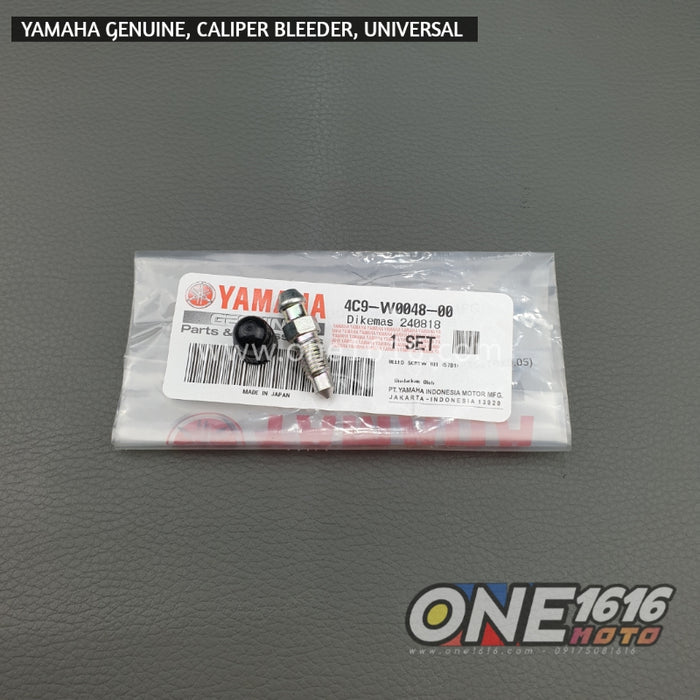 Yamaha Genuine Caliper Bleeder with Cap 4C9-W0048-00  for Yamaha Universal