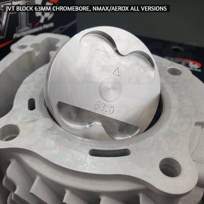 JVT Block 63mm Chromebore For Nmax/Aerox All Versions Heavy Duty Performance Parts Original
